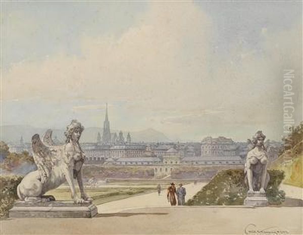Blick Auf Wien Vom Belvedere - view 1