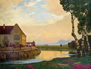 Landschaft by Eduard Kasparides