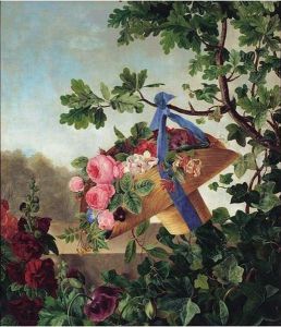 En Strahat Med Blomster (flowers In A Straw Hat)