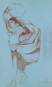 Porteuse D'eau Indienne. by Sarkis Katchadourian