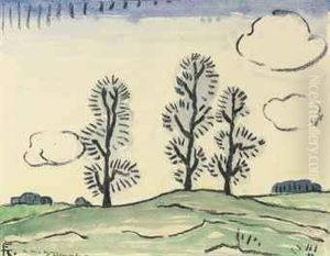 Three Trees by Edward Mcknight Kauffer