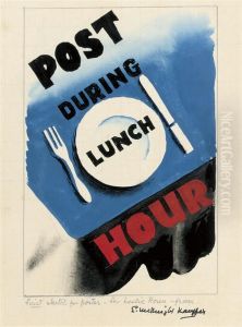Post During Lunch Hour by Edward Mcknight Kauffer