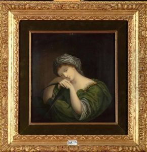 Jeune Fille Pensive by Angelica Kauffmann