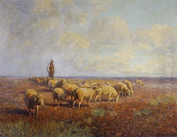 A Shepherd And His Flock - view 1
