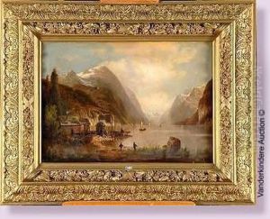 Pecheurs Au Bord Du Fjord