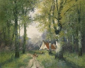 Spring by Adolf Kaufmann