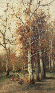 Autumn In The Argonnes by Adolf Kaufmann