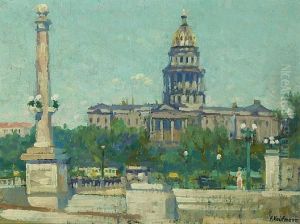 Capitol, Denver, Colorado; In Cheesman Park, Denver, Colorado by Ferdinand Kaufmann