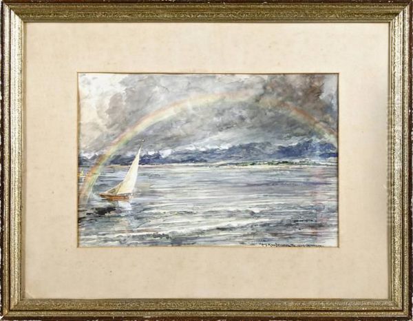 Sommerlicher Chiemsee Unterm Regenbogen - view 1