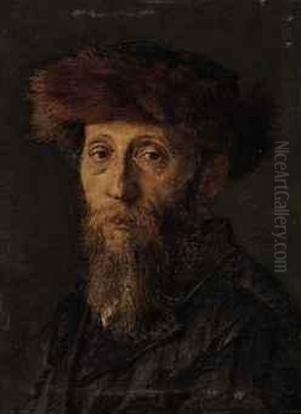 Portrait Of A Man With Streimel - view 1