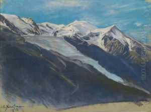 Der Mont Blanc by Joseph Clemens Kaufmann