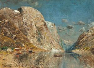 Fjordlandschaft by Karl Kaufmann