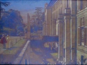 Vue Du Chteau De La Malmaison by Leon Kaufmann