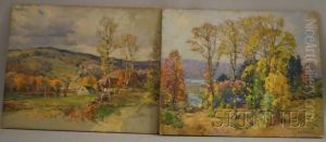 Elm Trees, Autumn by William Jurian Kaula