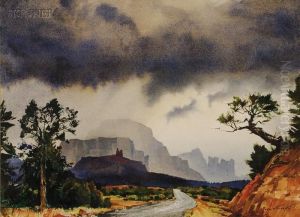Oak Creek Canyon, Arizona by Ted Kautzky