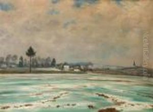 A Thawing Lake by Frantisek Kavan