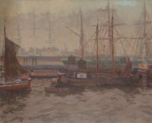 In The Harbour by Jean Paul Kayser