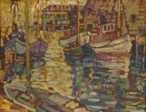 Boats In A Harbor Boats In A Harbor