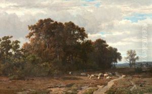 Paturage A L'oree Du Bois by Frans Keelhoff