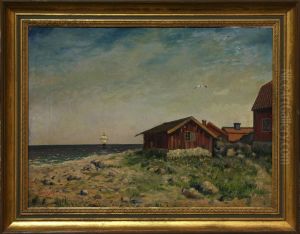 Kustlandskap Med Fullriggare