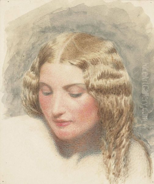 Head Study Of A Young Girl - view 1