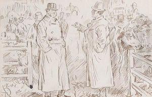 Four Figurative Illustrations by Charles Keene