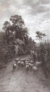Returning From Market by Elmer Keene