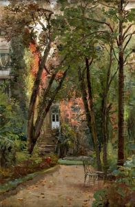 Paisagem De Jardim by Alfredo Keil