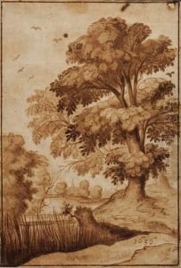 Paysage Avec Arbre by Alexander Keirincx