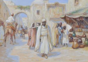 North African Street Market by Arthur Keith