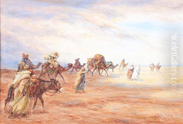 A Passing Storm, Algerian Desert - view 1