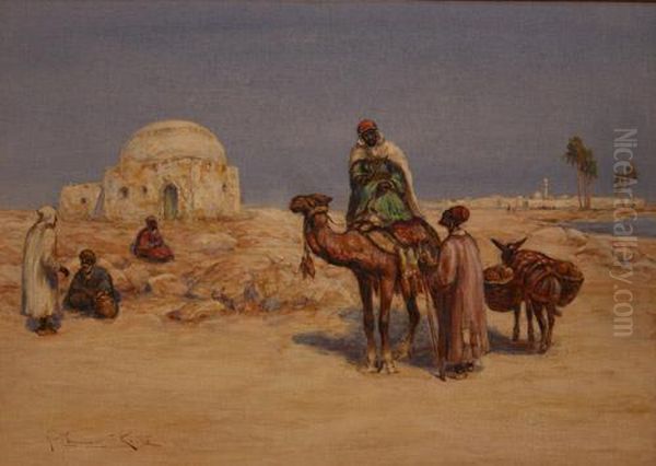 A Wayside Chat, Egypt - view 1