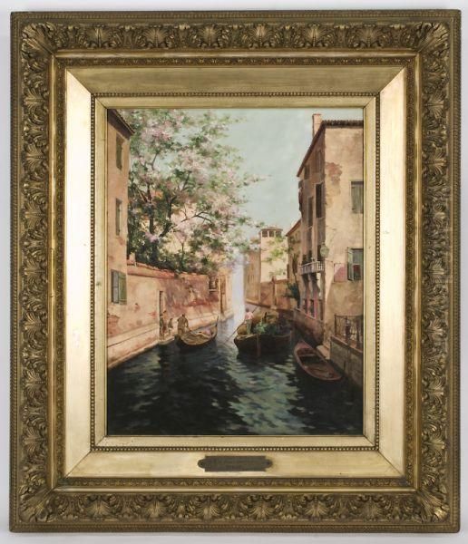 A Venetian Canal Scene - view 1