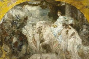 The Triumphal Procession Of Pallas Athene by Ferdinand Keller