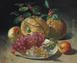 Fruchtestilleben by Gottfried Keller