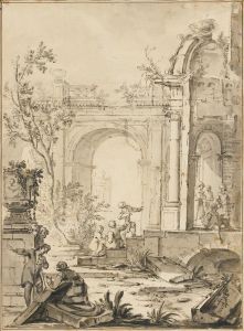 Ruines Antiques Animees by Johan Hendrik Keller