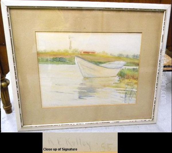 Depicts Dingy Boat - view 1