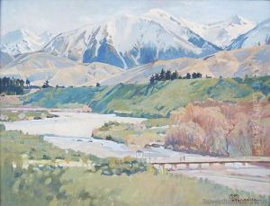Kowhai River, Waimakariri by Cecil Kelly