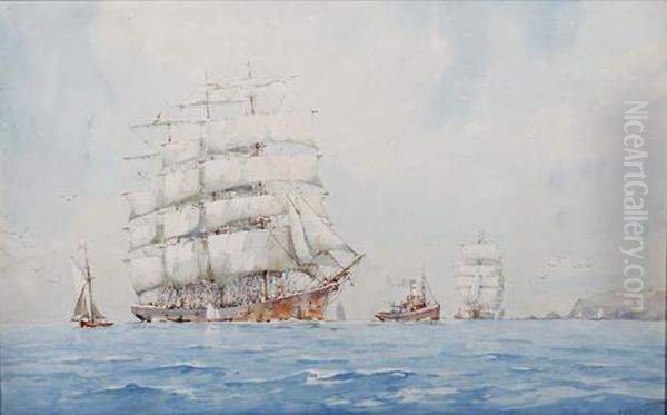 Clipper Ships, A Pair - view 1