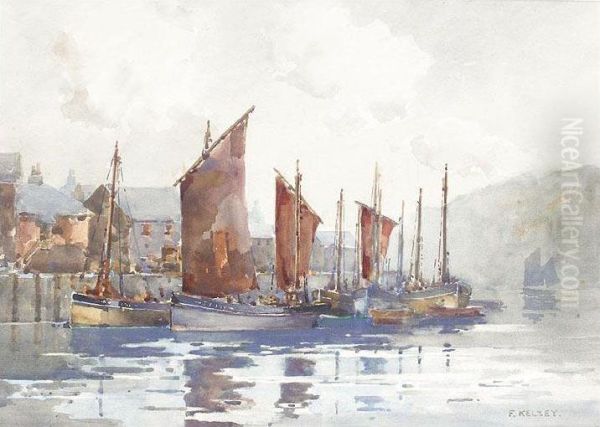 Fishing Boats In A Harbour - view 1