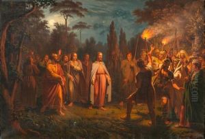 Gefangennahme Jesu by Ludwig Adam Kelterborn