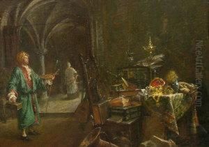 The Artist'sstudio by Jeno Kemenedy