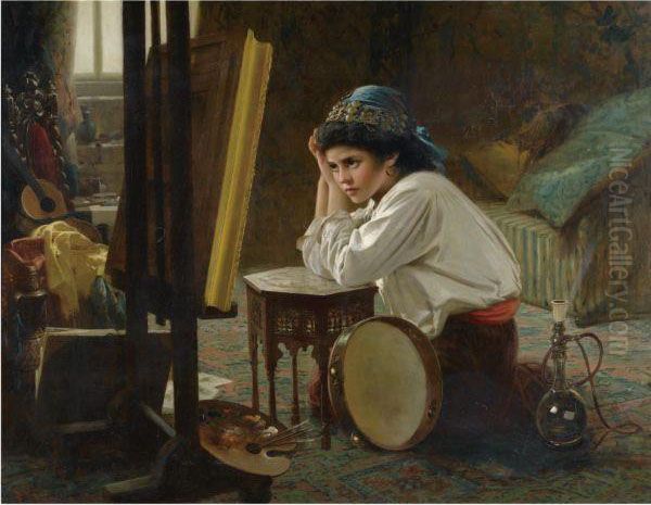 Admiring The Painting - view 1