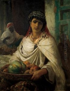 A Kabyle Fruit Seller, Algiers