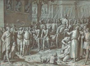 The Triumph Of A Ruler In The Streets Of A City by Pedro de Campana