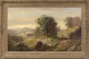 A Panoramic Autumnal Landscape by Henry W. Kemper