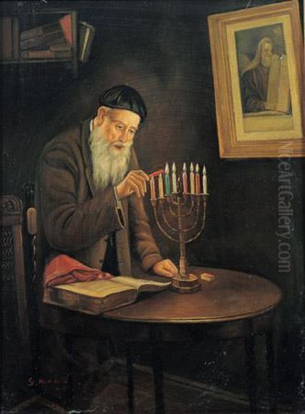 Hanukkah Candeles - view 1