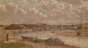 Ships Returning To Harbour, And Stone Breaker Before Harbour by Joseph Kennedy