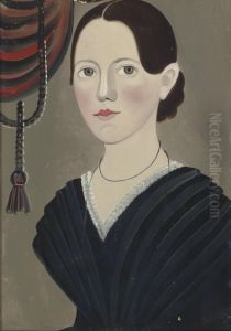 Portrait Of A Woman With Black Hair Portrait Of A Woman With Black Hair