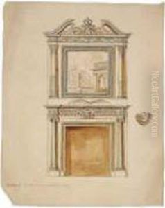 Cheminee Surmontee D'un Trumeau Po La Reine, Somerset House,
1731 by William Kent